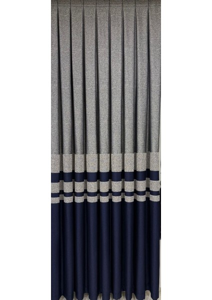 Pano Fon Ahsen Gri-Laciver (Tek Kanat)