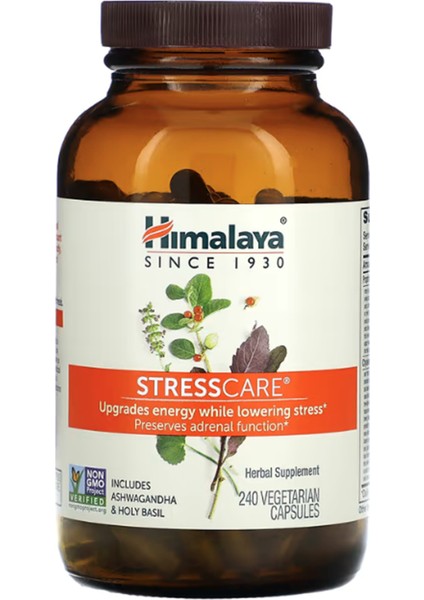 Himalaya, Stresscare®, 240 Vegetarian Capsules.abd Menşei modelleri