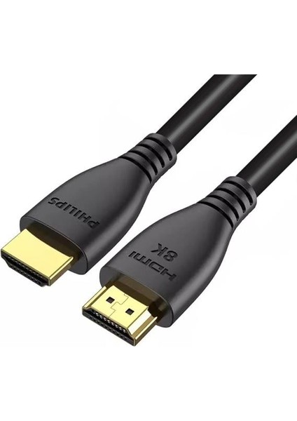 Kampanya Estevia 1 Metre 8K-60Hz 4K-120Hz V2.1 HDMI Görüntü Kablosu (SWV7250/93-T-1.0) Yeni!!!