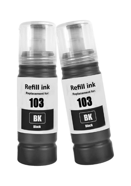 103 Muadil Uyumlu 4 Renk Mürekkep Takımı, L3110/L3111/L3150/L3151/L4150/L6190/L6160 Uyumlu +1 Siyah