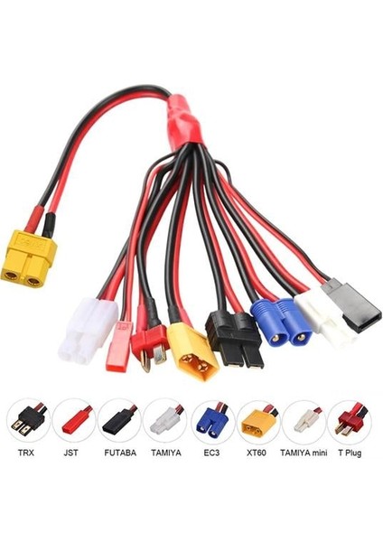 Kampanya Estevia PM-24266 Htrc 8 In 1 Lipo Batarya Banana Şarj Kablo Seti Yeni!!!