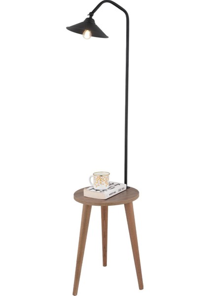 Modern Siyah Ahşap Ayaklı Tripod Lambader, Yükseklik 101-150 cm fiyatları
