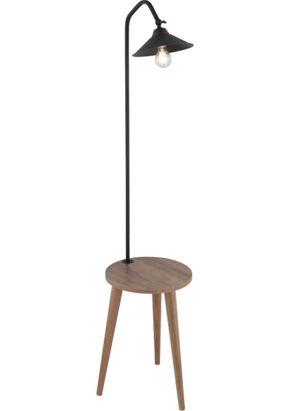Modern Siyah Ahşap Ayaklı Tripod Lambader, Yükseklik 101-150 cm modelleri