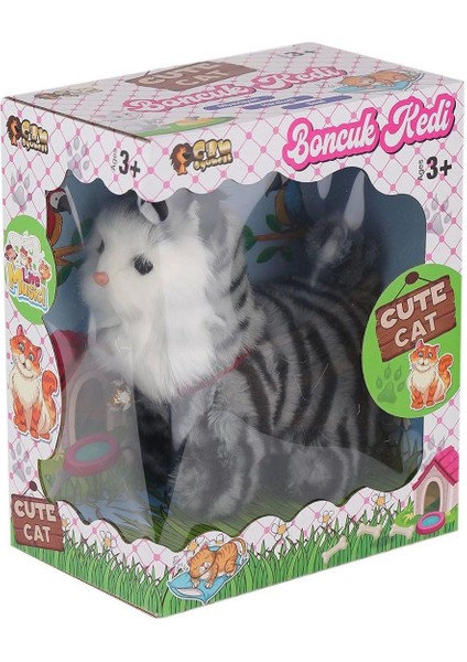 5231 Miyavlayan Hareketli Peluş Kedi -Can Oyuncak