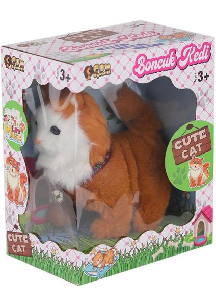 5231 Miyavlayan Hareketli Peluş Kedi -Can Oyuncak