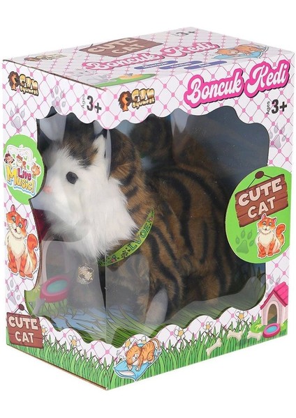 5231 Miyavlayan Hareketli Peluş Kedi -Can Oyuncak