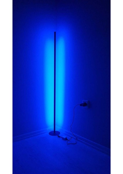 Sese Duyarlı Lambader Rgb Kumandalı Dekoratif Köşe LED Lambader Aydınlatması