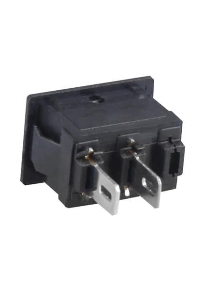 Hsyn Tk 91 IC-120 Yükseltici Anahtarı 2 Pin Siyah 3AMPER - 250VOLT Akdenizpos Yeni