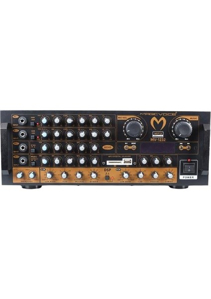 Hsyn MV-1232 2X80 Watt Usb-Sd-Bluetooth Balans Trafosuz Anfi Akdenizpos Yeni