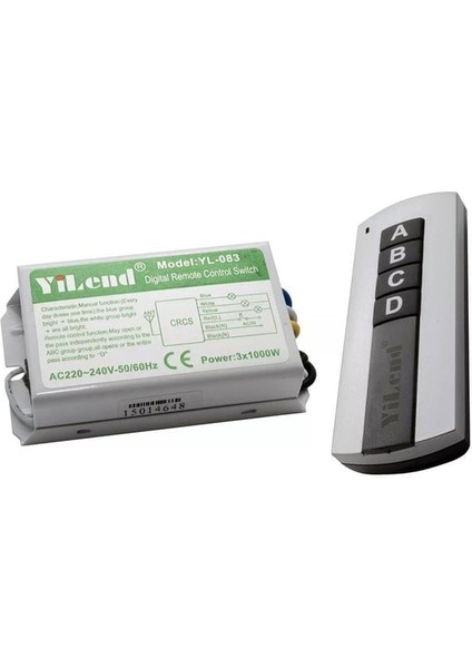 Hsyn PM-5847 Avize Kontrol Kumandası Akdenizpos Yeni