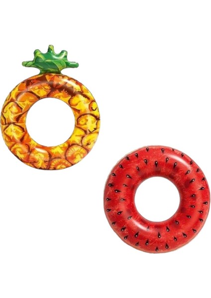 Fırsat Byr Renkli Ananas Desenli Deniz Simit -Ananas Yeni