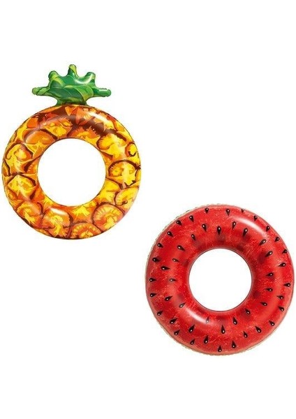 Fırsat Byr Renkli Ananas Desenli Deniz Simit -Ananas Yeni
