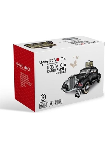 Fırsat Byr MV-112BT USB - Sd - Fm - Bluetooth Destekli Nostaljik Radyo Yeni