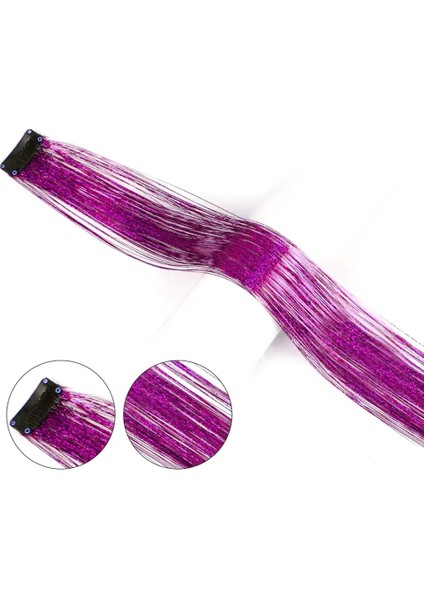 Klipsli Hair Tinsel Saç Simi / HTK17 Yeni