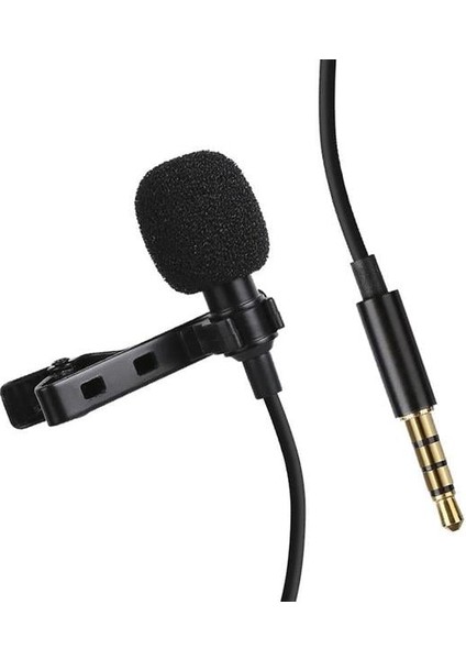 Fırsat Byr JH-043 Cep Telefonu Için 3.5 mm Jack Girişli Youtuber Yaka Mikrofonu Yeni