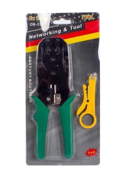 Fırsat Byr PM-315 RJ11-RJ9-RJ45 3'lü Sıkma Pensesi Yeni