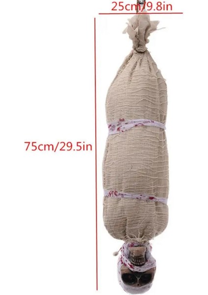 Fırsat Byr Halloween Sensörlü Işıklı Hareketli Mumya 25 x 75 cm Yeni