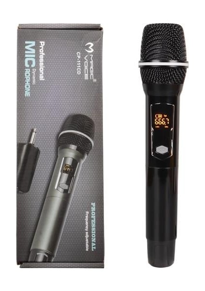 Fırsat Byr Magicvoiceuhf Ekranlı 1 El Kablosuz Telsiz Mikrofon Yeni