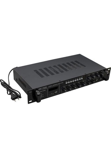 Fırsat Byr MV-540 100 Watt Usb-Sd-Bluetooth 2 Mikrofon Girişli 5 Bölgeli Hat Trafolu Anfi Yeni