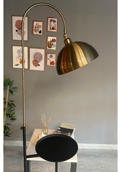 Eskitme Siyah Hareketli Metal Lambader, Sehpalı, Modern Oturma ve Çalışma Odası Dekoru fırsatları