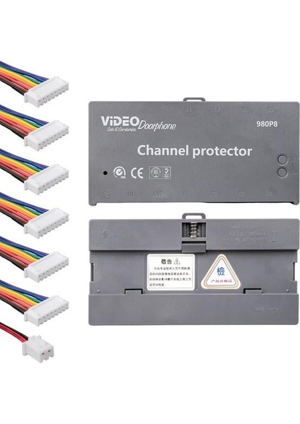 Fırsat Byr 980P4 4 Yollu Görüntülü Bina Diafon Sistemi (Kanal Kontroller) Yeni