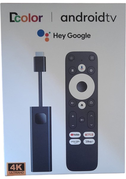 Magbox Magroıd Gd1 D Color Lisanslı 16 GB HDD 2 GB Ram 4K Tv Stıck Androıd (K0)