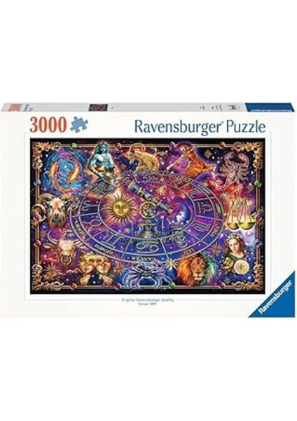Ravensburger 3000P Puz Zodyak, Çok Renkli