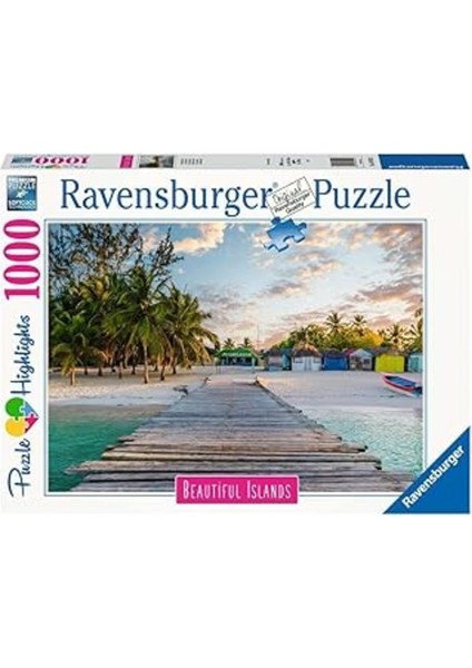 Ravensburger 169122 Maldivler Puzzle, 1000 Parça, Çok Renkli