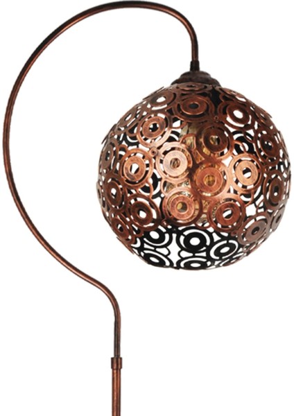 Şık Siyah Bakır Modern Avize Lambader, Metal, Yerden Yüksekliği 101-150 cm, Tek Ayaklı modelleri