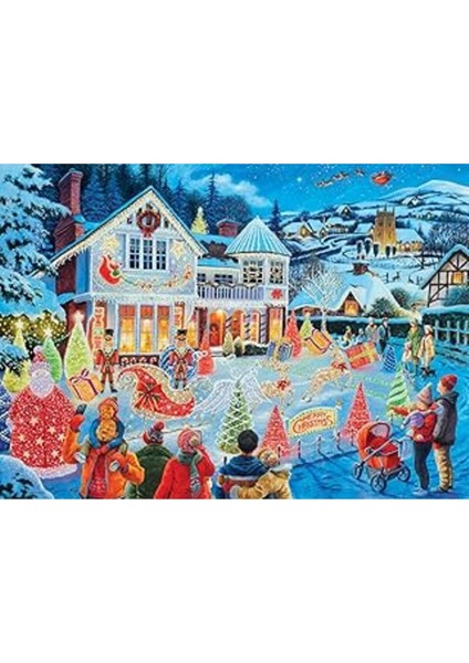 Ravensburger 1000 Parçalı Puzzle, Yılbaşı Evi