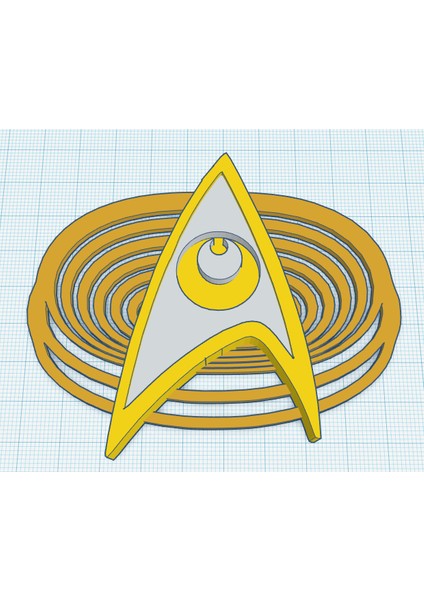 Uss Mütarek 2D6IO Star Trek Co mmunicator Rozeti
