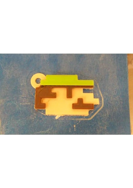 Pixel Keychain Mario/luigi