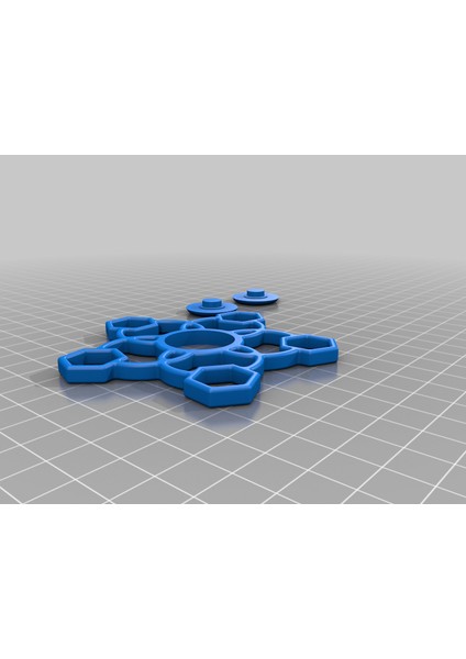 Yarım Inç Altıgen Somunlu Fidget Spinner