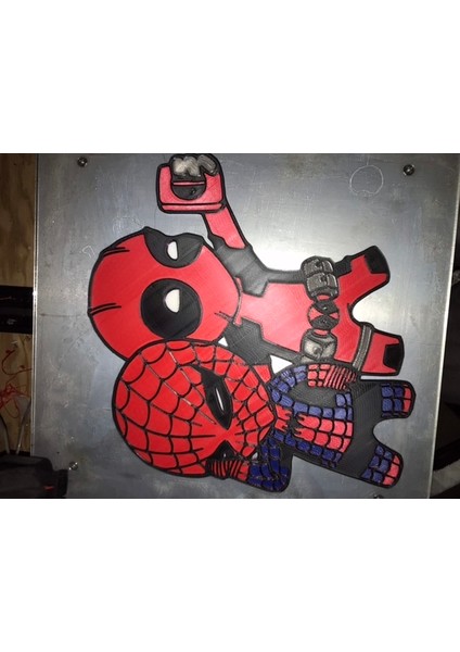 Örümcek Adam ve Deadpool 4 Renk