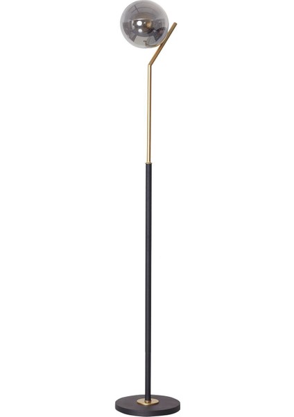 Şık sarı-siyah metal gövdeli yer lambası, modern tasarım, 151-200 cm yükseklik fiyatları