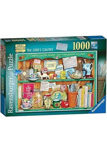 Ravensburger 1000P Puzzle Aşçı Dolabı, Yapboz