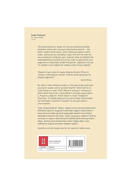 İrade Terbiyesi - Dr. Ethem Bakar fiyatları
