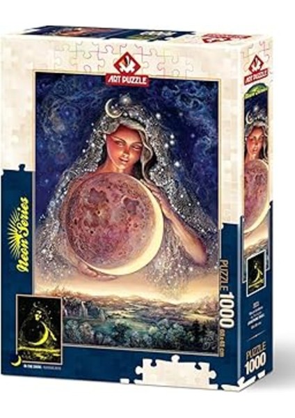 Art Puzzle Ay Tanrıçası 1000 Parça Neon Puzzle