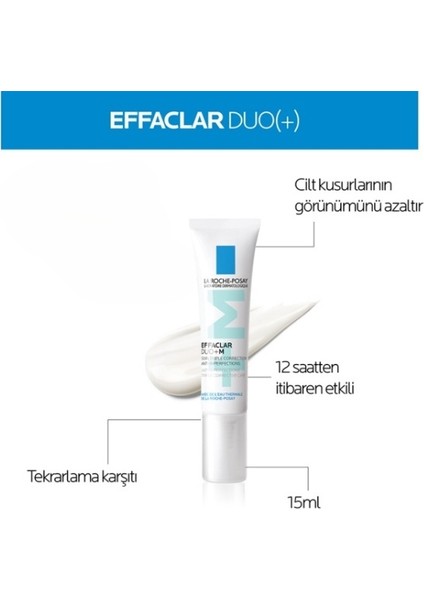 Effaclar Tanışma Kiti: Effaclar Duo M+& Effaclar Gel 50 ml-Yağlı Ciltler İçin