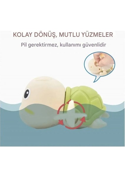 Prodigy Toy Bebekler ve Çocuklar İçin Sevimli Kaplumbağa Banyo Oyuncakları (3 Parça) (Yurt Dışından)