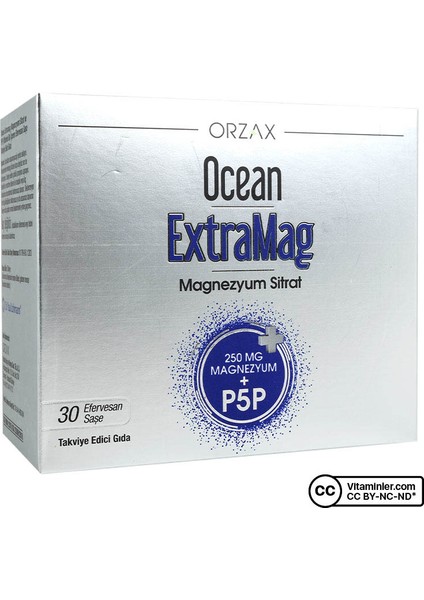 Ocean Extramag Magnezyum Sitrat 30 Saşe