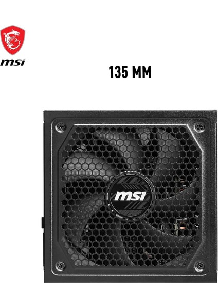 MAG A1250GL PCIE5 1250W 80+ Gold Power Supply Bilgisayar Güç Kaynağı