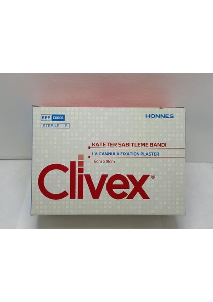 Katater Sabitleme Bandı 6X8 cm 50 Adet