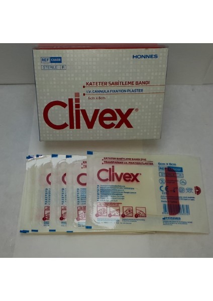 Katater Sabitleme Bandı 6X8 cm 50 Adet