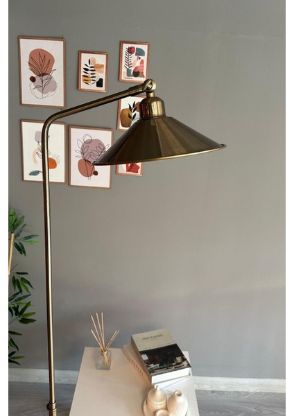 Eskitme Lambader Hareketli Başlık Modern Dekoratif Metal Salon Oturma Odası Çalışma Odası Lambası