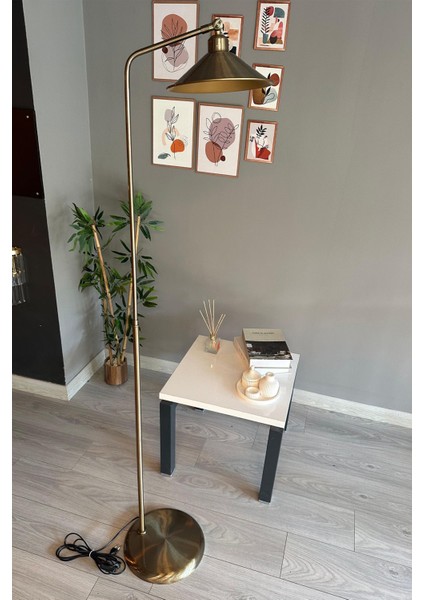 Eskitme Lambader Hareketli Başlık Modern Dekoratif Metal Salon Oturma Odası Çalışma Odası Lambası