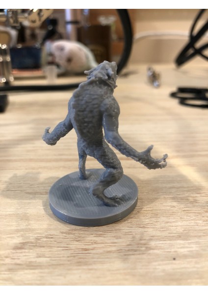 Masaüstü Rpg Için 28 mm Kurtadam Minyatürü