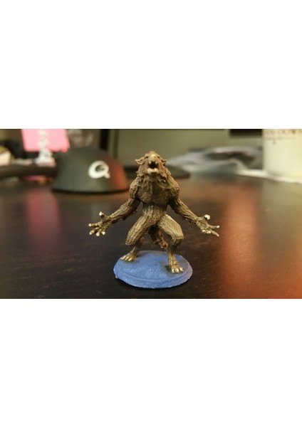 Masaüstü Rpg Için 28 mm Kurtadam Minyatürü