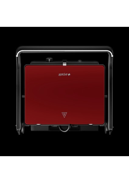 Tm 6046 Ck Kırmızı Cam Tost Makinesi