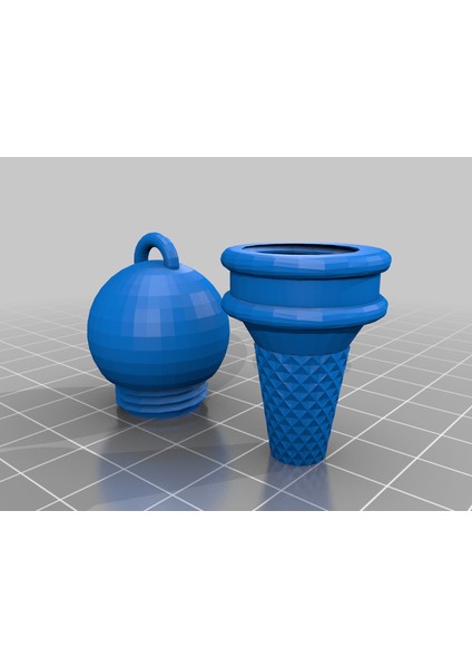 Dondurma Külahı Vidalı Kabı Sadece Plastik Aparattır.